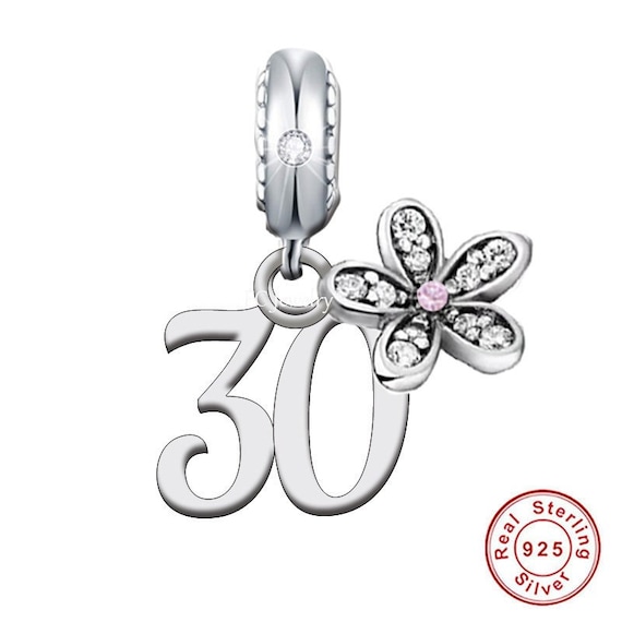dangle charm pandora 30th wedding anniversary charm