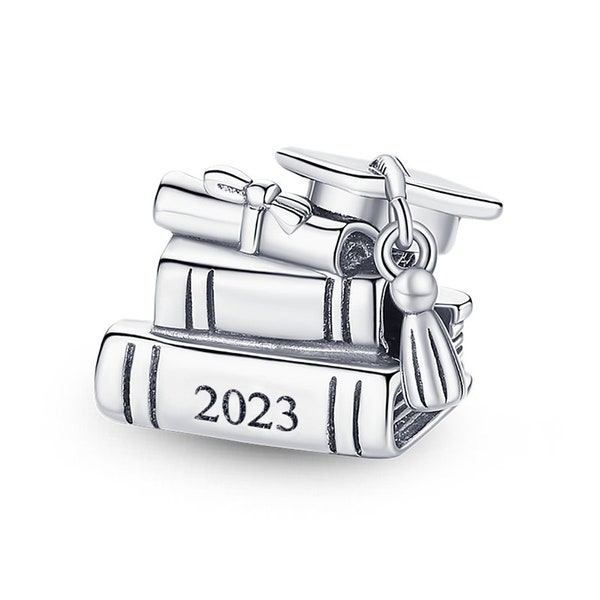 2023 Abschluss Charm für Armbänder im europäischen Stil, 2023 Abschluss Geschenk, 2023 Abschluss Schmuck, 2023 Abschluss Andenken, Armband Anhänger