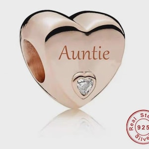 Tante Ich liebe dich bis zum Mond und zurück Armbänder im europäischen Stil, Tante Nichte Andenken, Tante Nichte Geschenk
