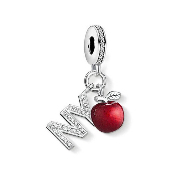 USA Dangle New York 925 Silver Charm Bracelet de style européen, Charme collier, Charme 925, Cadeaux pour sa Big Apple