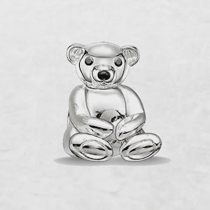 Teddy Bear Baby Bear Jewelry Charm, Mama Bear Bracelet Necklace Charm, Mama Bear Teddy, Mama Bear Gifts, Mama Bear Pendant