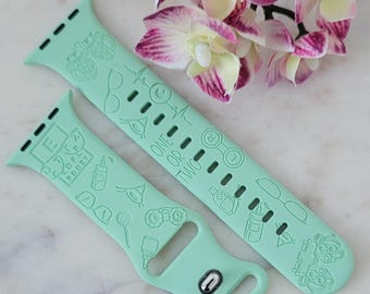 Optometrista grabado, optometría, oftalmólogo, regalo para Apple Watch, correa deportiva de silicona de 38 mm, 40 mm, 41 mm, 42 mm, 44 mm, 45 mm, 46 mm y 49 mm.