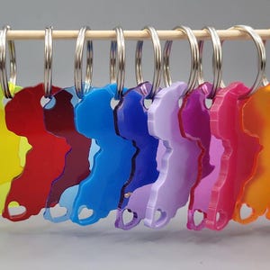 African Map Keychain Love South Africa, acrylic Keyring / Keychain Love Africa made from acrylic African map silhouette Choose your colour