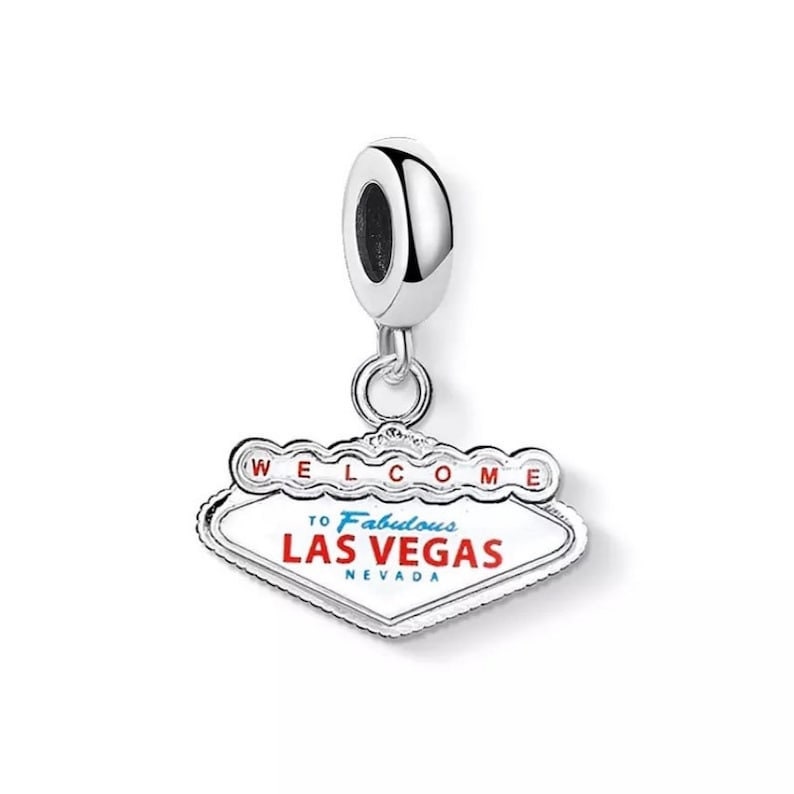 Viva Las Vegas Italian Charm - Affordable Charms