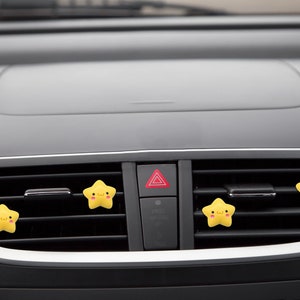 2Pcs/set Boho Five-pointed Star Car Air Vent Clips, Clips for Car Decoration, Air Conditioning Decoration, Car Outlet Diffuser, Car Interior