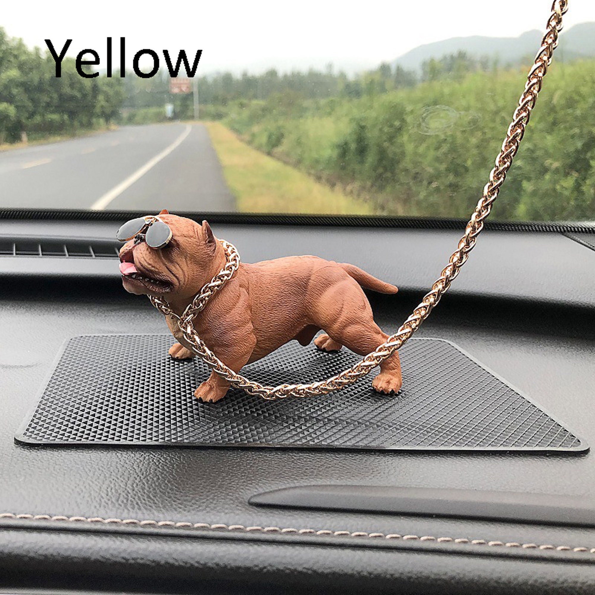 Handmade Dog Rearview Mirror Car Decor Car Dog Ornaments Car Etsy