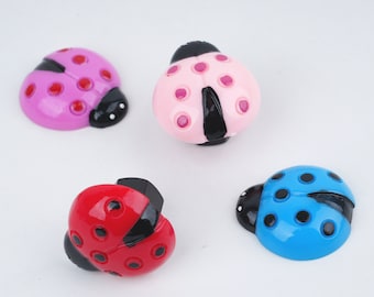 Colorful Ladybug Tire valve cap set of 2, 4 or 6, Valve wheel tyre air Caps, Valve Stem Cover, Valve Caps Car, Air Valve Caps, Tire Caps