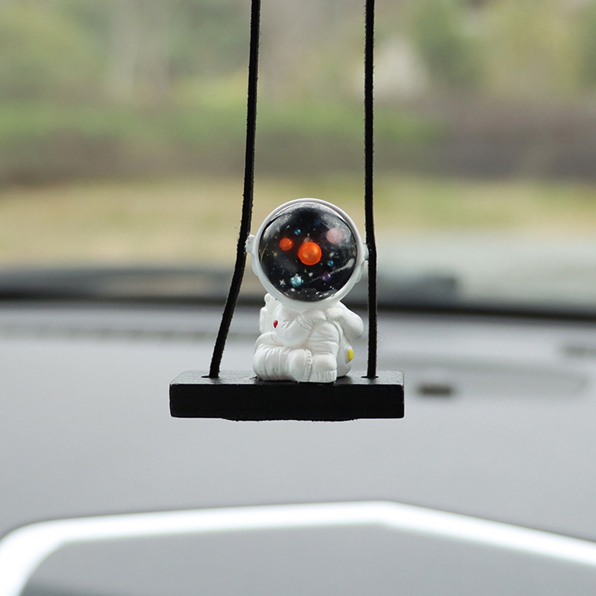 Car Interior Accessories, Shaped Cartoon Car Air Freshener, Cute Astronaut  Design Car Rearview Mirror Pendant - Temu Australia