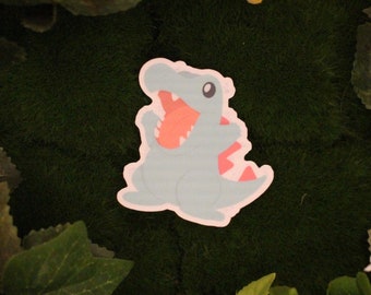 Totodile Vinyl Aufkleber (wasserfest)