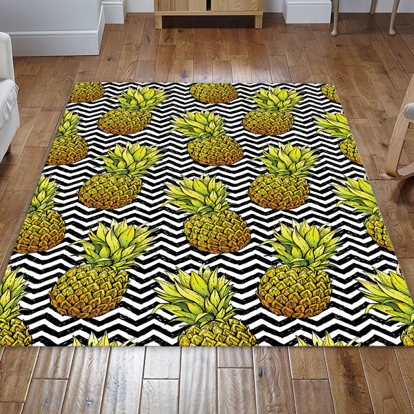Pineapple Rug Etsy