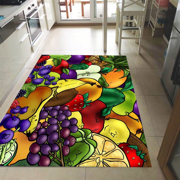 Fruit Rug Etsy
