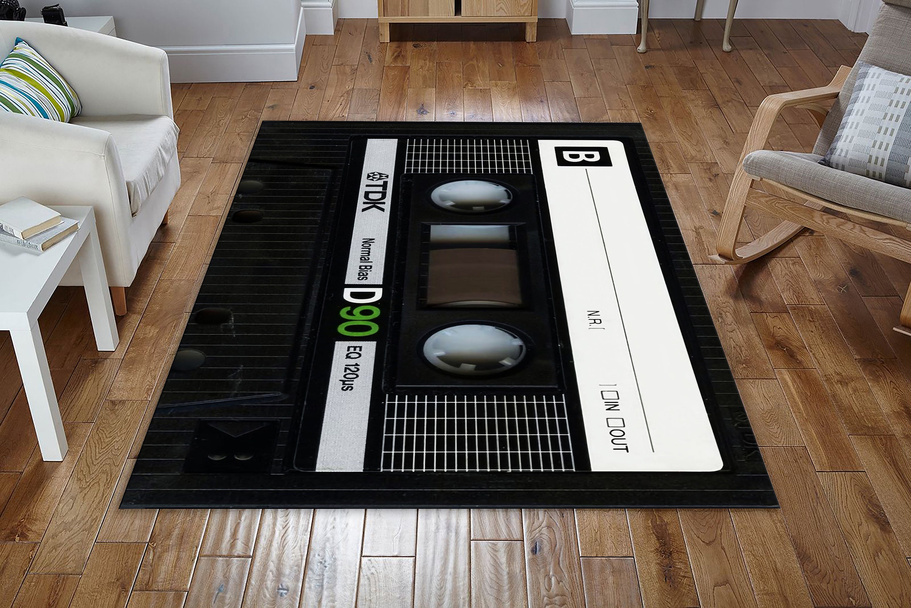 Tape Pattern Rug Classic Cassette Mix Tape Music Rug - Etsy