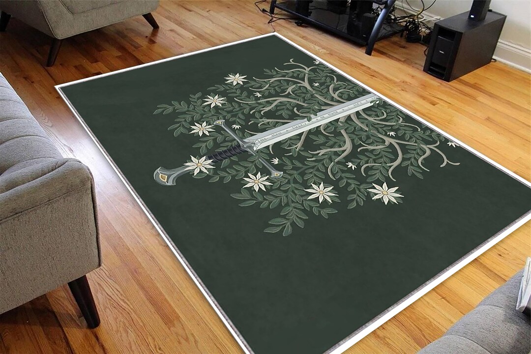 Lord of the Rings Rug Mythological Rug Old Age Rug Rug for Etsy
