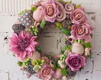 フレンチリース 箱庭リース(refresh garden) | 日和花 hiyoribana