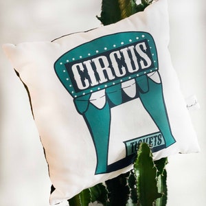 Kids' pillow/ Children cushion/ Children room decor/ Kids room decoration/ Circus decor / FUNDERTABLE / "FUNderful Show" set