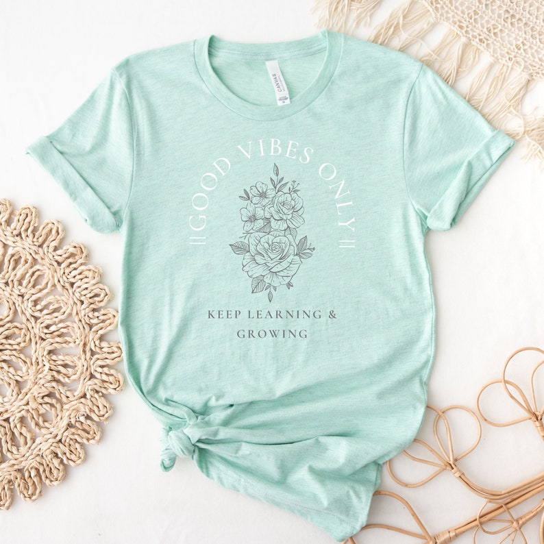 Good Vibes Only Shirt Nature Lover Shirt Ladies Shirts Etsy