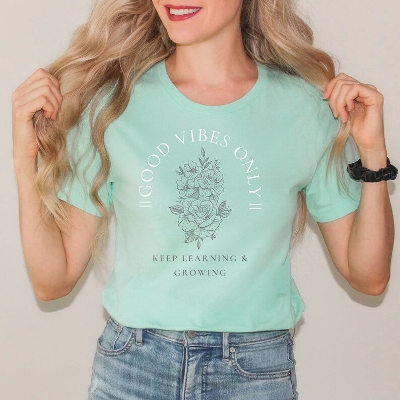 Good Vibes Only Shirt Nature Lover Shirt Ladies Shirts Etsy