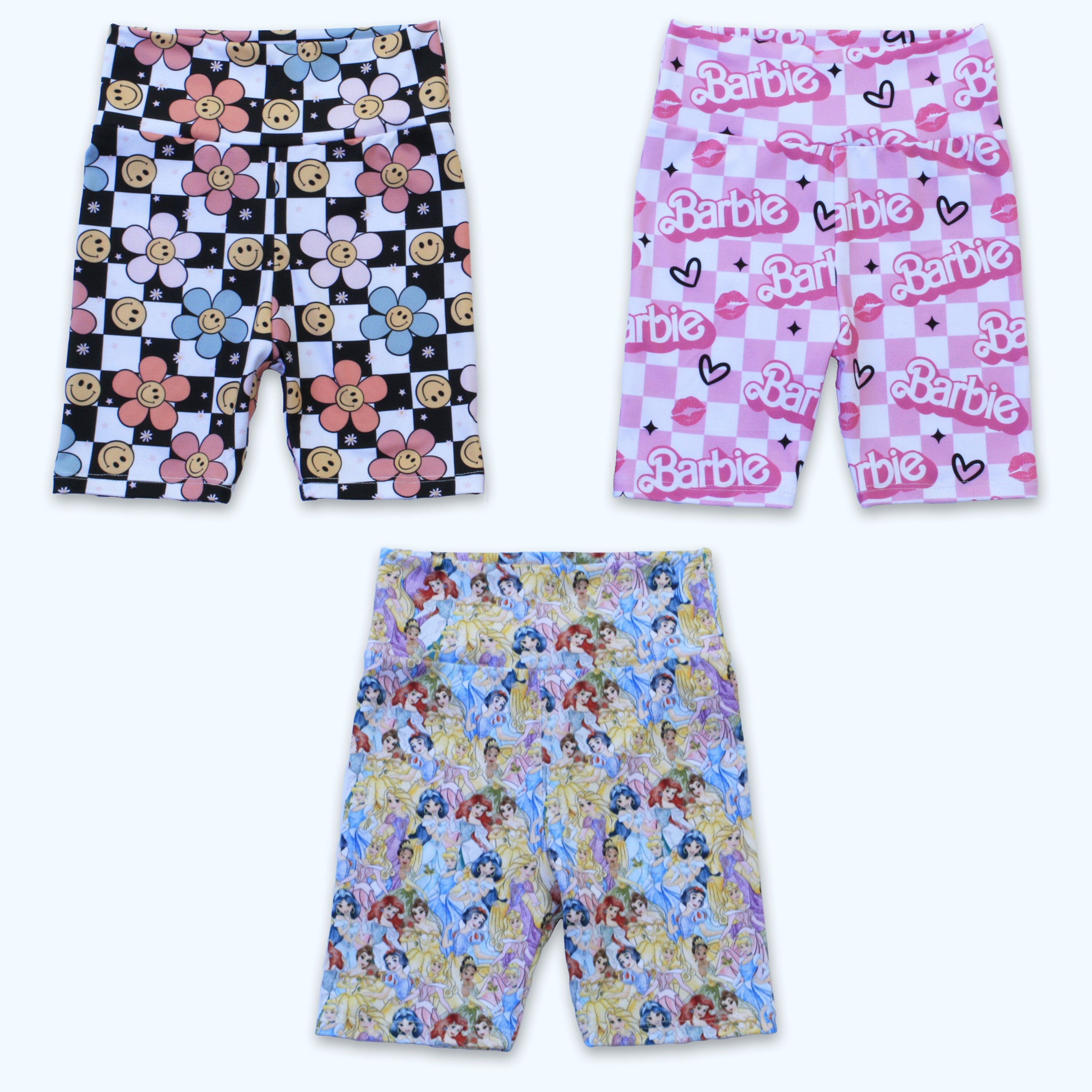 Pack Bike 3 Pcs Girl Biker Shortsdaisy Biker Shorts Toddler Etsy
