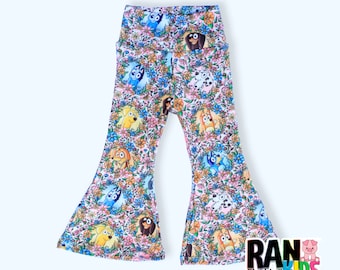 Floral Bell Bottoms: Boho Baby Flare Pants