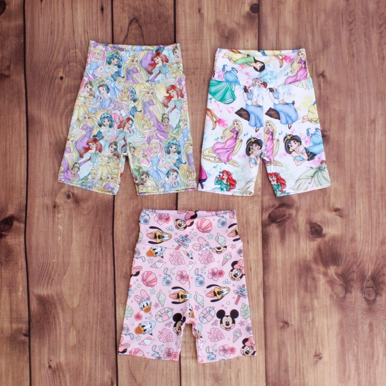 Pack Bike 3 Pcs Girl Biker Shortsdaisy Biker Shorts Toddler Etsy