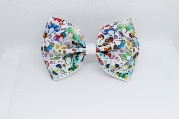 Disney Bow clip , bow tie,  Girl Bow, Hair Bows, Hair Accessory, Hair Clips, Minnie Bows, Bullet hair bow clip,Baby Girl Hair Bows