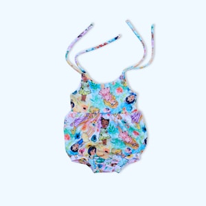 Handmade Baby Girl Romper: Princess Bodysuit, Bummies