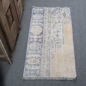 Vintage Rug, Turkish Rug, 1.6x3.1 ft Small Rugs, Anatolian Rug, Rugs For Kitchen, Beige Kitchen Rug, Turkish Rug Small,