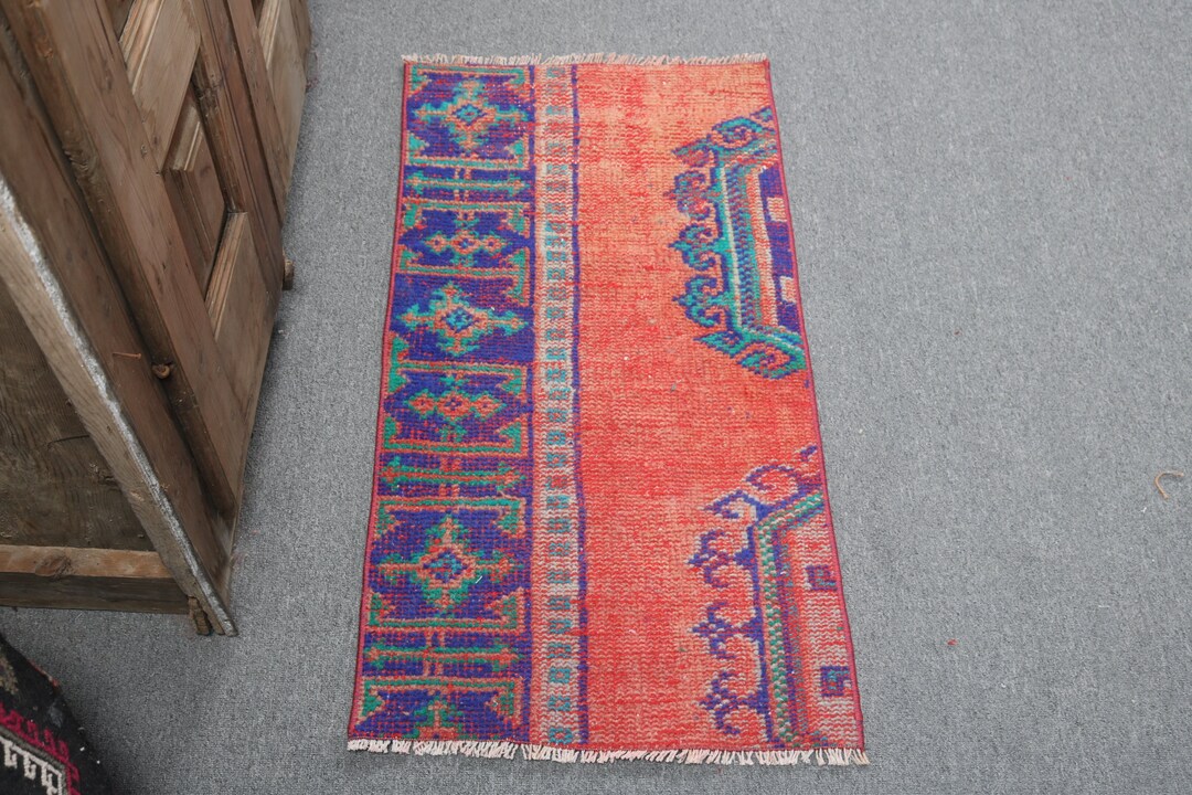 1.6x3.1 Ft Small Rugs, Vintage Rug, Turkish Rug, Anatolian Rug, Rugs ...