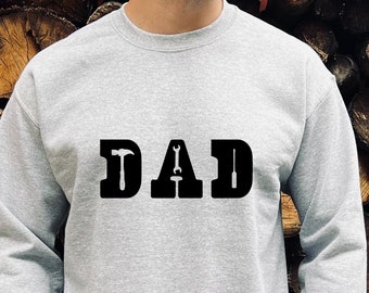 Dad  sweatshirt, Mechanic Dad Sweatshirt, Father's Day Gift Idea from Wife, Son Daughter, Repair Dad Sweatshirt, Men's Funny Mechanic Sweat