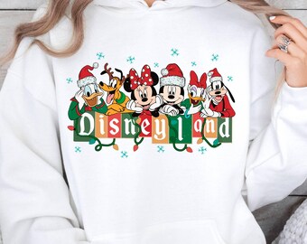 Disney Mickey and Friends Hoodie,Family Disney Vacation Hoodie, Disney Trip Hoodie,Disney Group Hoodie,Disney Matching Hoodie,Christmas Gift