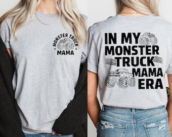Monster Truck Mama Shirt, Pregnant Mom Shirt, Monster Truck Shirt, Boy Birthday Party Shirt, New Mom Shirt, Baby Shower Gift,Mother Day Gift