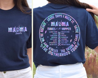 Motherhood Shirt, Some Days I Rock It Shirt, Mama Lighting Bold Shirt, Mama Funny Tour Shirt, Mother's Day Funny Shirt, Mama Skeleton Shirt