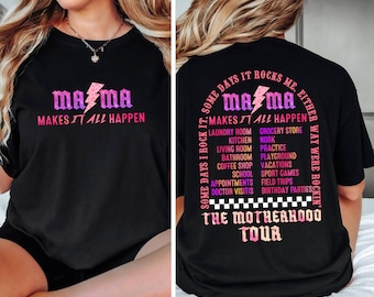 Comfort Colors® Motherhood Shirt, The Motherhood Tour Shirt,Some Days I Rock It Shirt,Mama Funny Tour,Either Way Were Rockin,Glitter Mom Tee
