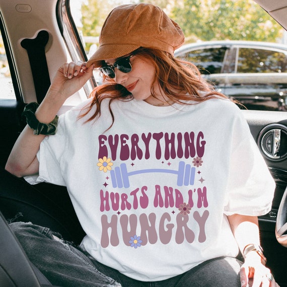 Workout Shirt Everything Hurts Gym T-Shirt Workout Shirt Everything Hurts Gym T-Shirt