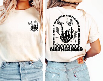 Motherhood Some Day I Rock it Shirt, Mama Comfort Colors Shirt, Mom Shirt, Rocker Mom Gifts, Mothers Day Gift Shirt, Rocker Mama  Shirt