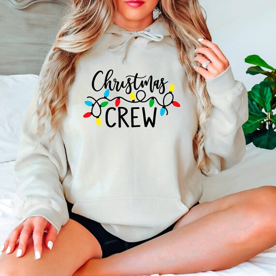 Christmas Crew Hoodie,  New Year Hoodie, Family Christmas Hoodie, Christmas Lights, Christmas Hoodie, Christmas Gift Hoodie, Christmas Mama