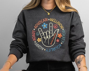 Special Education Teacher Sweatshirt, Gift for Special Education Teacher, Autism Teacher Sweatshirt, Inspirational Sped Teacher Sweatshirt