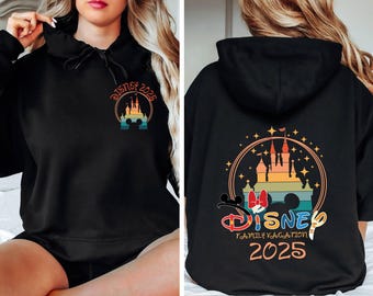 Disney 2025 Hoodie,Disney Vacation Hoodie,Disney  Family Hoodie,Disney Trip 2025 Hoodie,Disneyworld Matching Hoodie,Womens Disney Hoodie