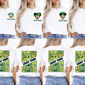 Mickey & Friends St Patrick&#39;s Day Shirt, Disney Happy St Patrick&#39;s Day Shirt, Disney Vacation Shirt,Disney St Patrick&#39;s Day Group Trip Shirt