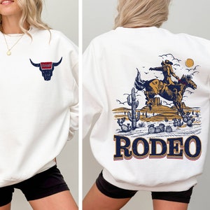 Rodeo Sweatshirt, Cowboys The Original, Rodeo Gift,  Cowboy Mens Beer Lover Western Rodeo Cowgirl Shirt Country Girl Rodeo Mom Gift Crewneck