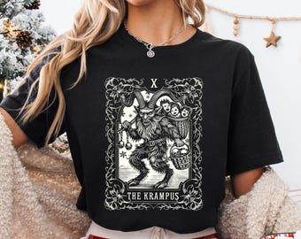 Krampus Have The Christmas You Deserve Shirt, Winter Solstice Wiccan Shirt, Dark Christmas Humor,Christmas Gift,Scary Horror Christmas Shirt