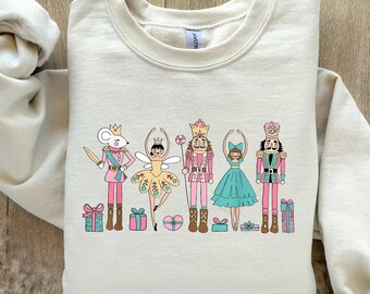 Nutcracker Sweatshirt, Nutcracker Women Sweatshirt,Christmas Nutcracker Sweatshirt,Nutcracker Holiday Sweat,Mouse King Christmas Nutcracker
