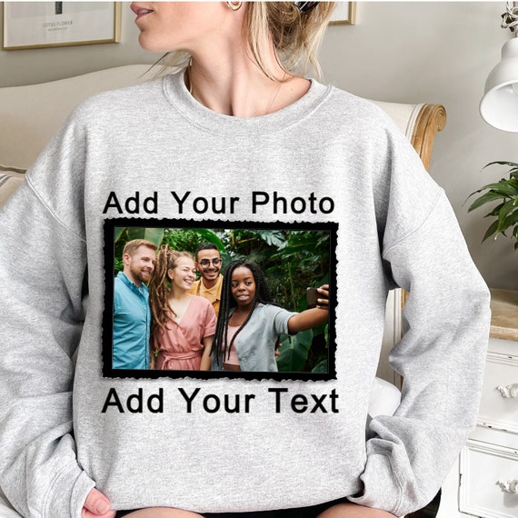 Sweatshirt à Capuche Personnalisable - Toutes Tailles/couleurs - Crée Ton Texte - Neuf