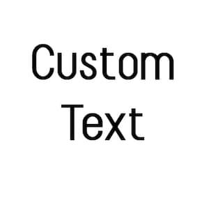Custom Text For Customer Take Back Order Purchased, Additional Fee For Text Back On Orders Already Purchased