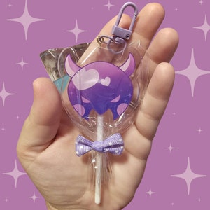 Demon Lollipop Keychain