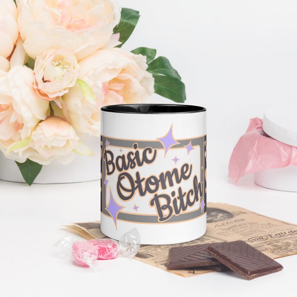 Basic Otome Bitch Mug in Black