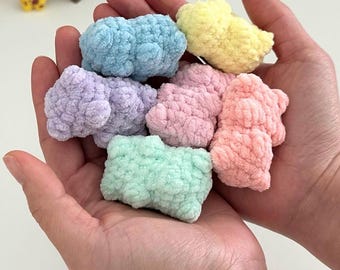 Crochet Gummy Bear Plush: Handmade Small Amigurumi Companion