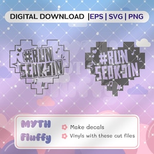 kpop Run Tour , kpop concert giftaway, printable | png svg eps