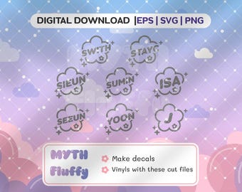 kpop stayc - kpop lightstick / Vector files / svg eps png