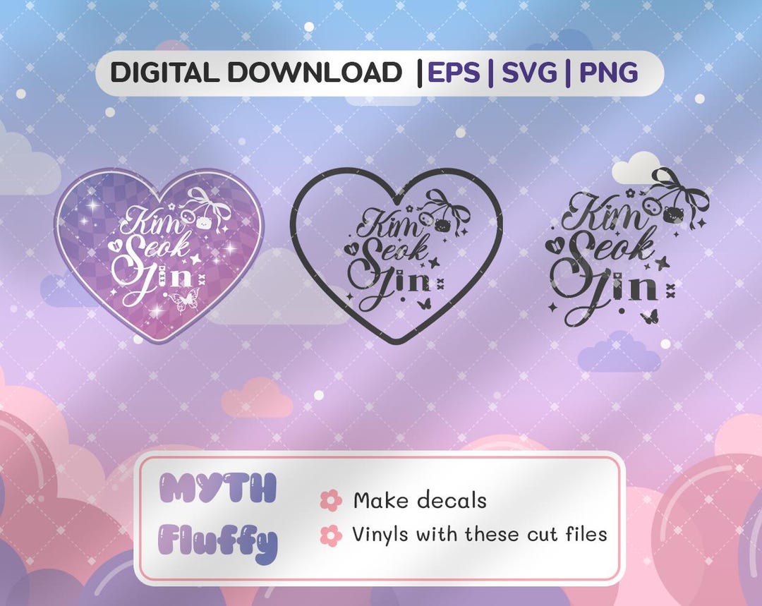 Kpop Jin Vector File | Png Svg Eps - Etsy